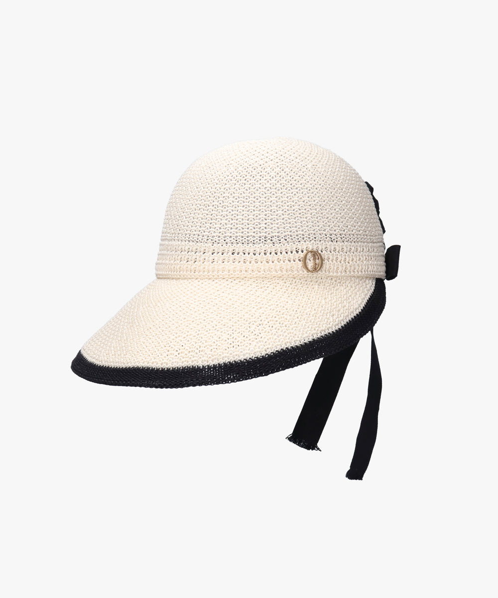 シャポー ド オー Chapeau d'O Chapeau d' O  TM Wide Visor Cap / シャポードオー （WHITE (06)） WHITE (06)