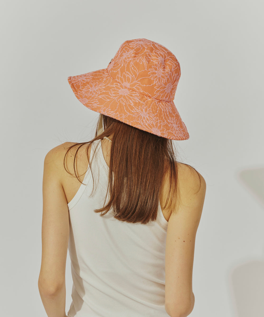 シャポー ド オー Chapeau d'O Chapeau d' O  Flower EMB Capeline / シャポードオー （ORANGE (23)） ORANGE (23)