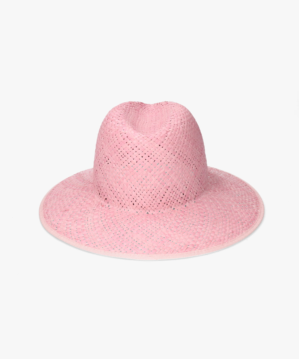 シャポー ド オー Chapeau d'O Chapeau d' O  Color Raffia Fedora / シャポードオー （PINK (15)） PINK (15)