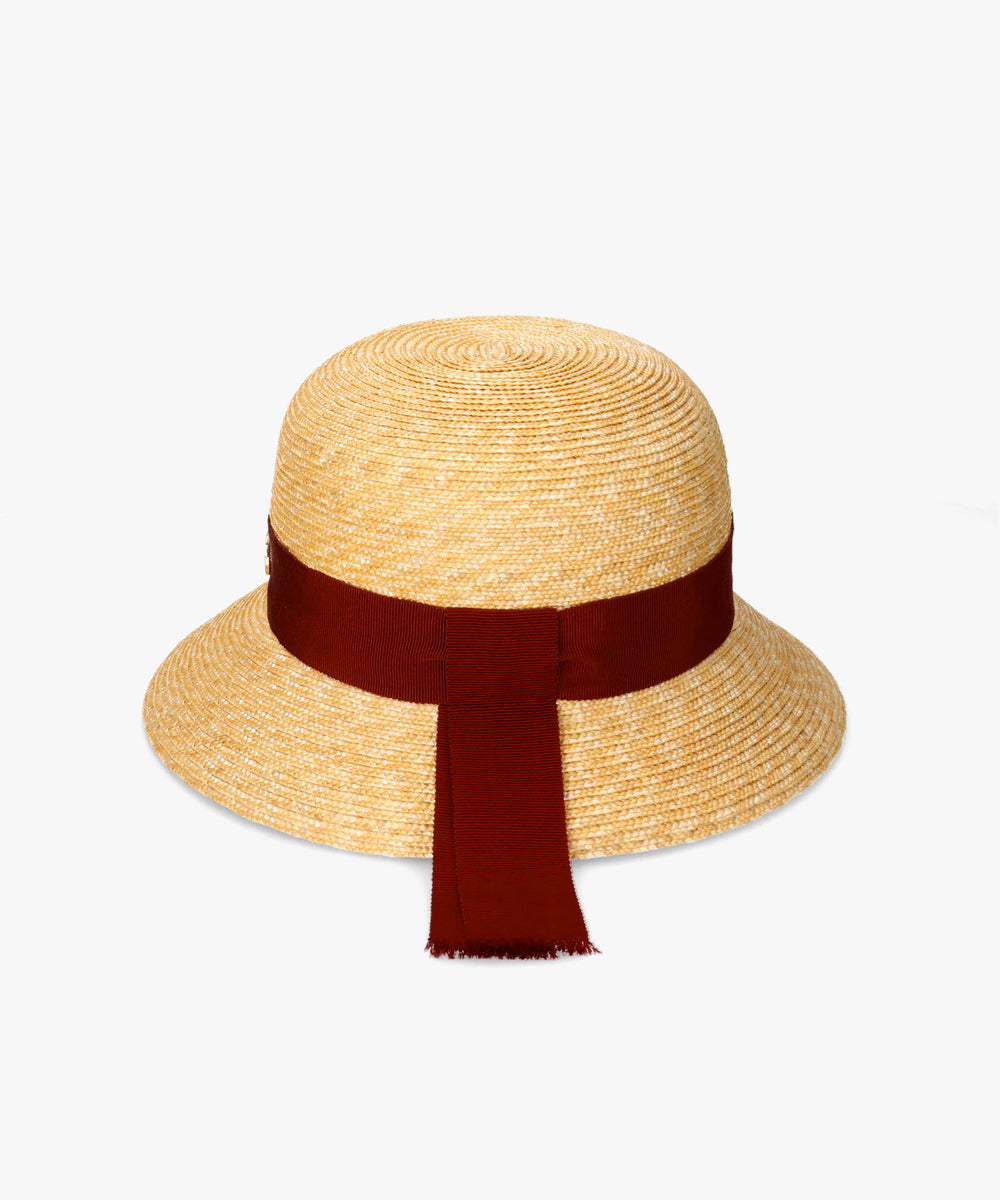シャポー ド オー Chapeau d'O Chapeau d' O  Back Ribbon MUGI Cloche / シャポードオー （DK RED (11)） DK RED (11)