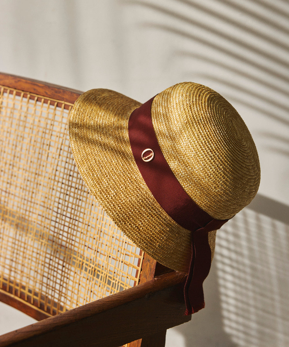 シャポー ド オー Chapeau d'O Chapeau d' O  Back Ribbon MUGI Cloche / シャポードオー （DK RED (11)） DK RED (11)