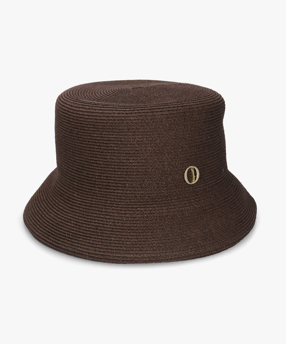シャポー ド オー Chapeau d'O Chapeau d' O  Lame Silk Braid Bucket / シャポードオー （BROWN (91)） BROWN (91)