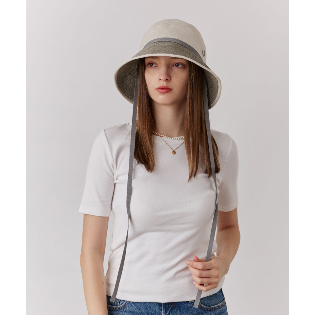 シャポー ド オー Chapeau d'O Chapeau d' O  Lineno x Washable Bd Hat / シャポードオー （LT BEIGE (95)） LT BEIGE (95)