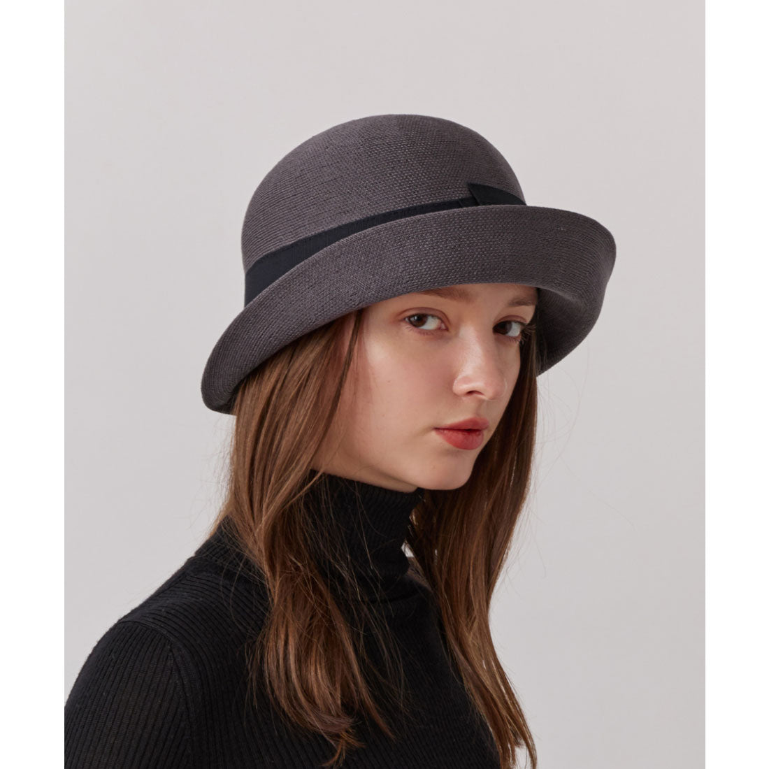 シャポー ド オー Chapeau d'O Chapeau d' O  Wide Ribbon TH Breton / シャポードオー （DK GRAY (02)） DK GRAY (02)