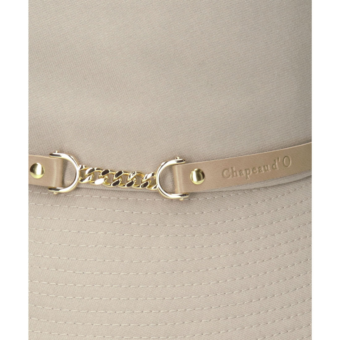 シャポー ド オー Chapeau d'O Chapeau d' O  Chain Belt Capeline / シャポードオー （BEIGE (93)） BEIGE (93)