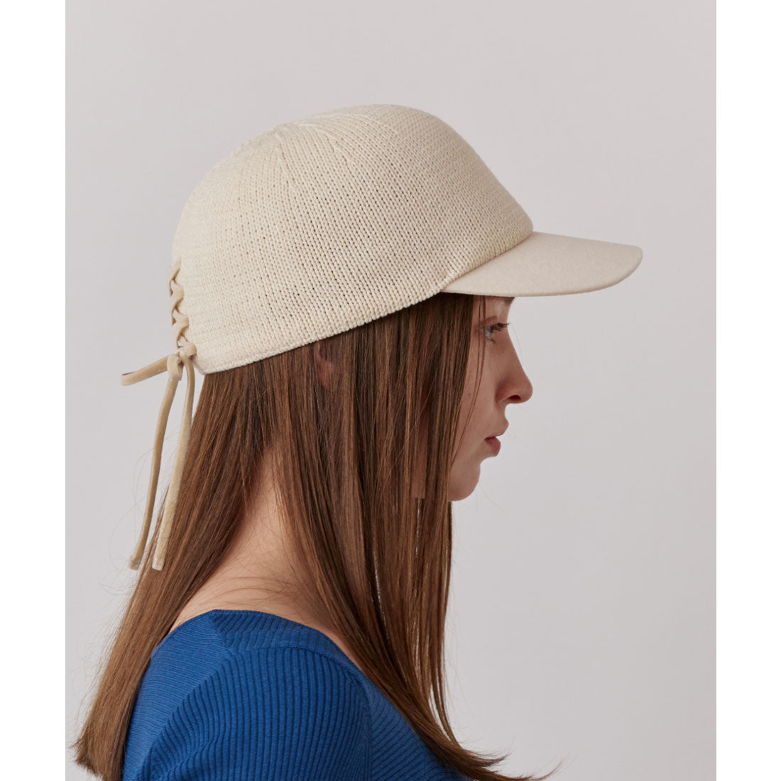 シャポー ド オー Chapeau d'O Chapeau d' O  TM Knit x Velour Cap / シャポードオー （LT BEIGE (95)） LT BEIGE (95)