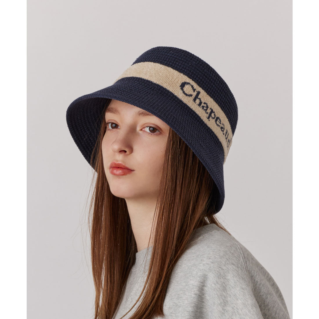 シャポー ド オー Chapeau d'O Chapeau d' O  TM Jacquard Logo Bucket / シャポードオー （NAVY (71)） NAVY (71)