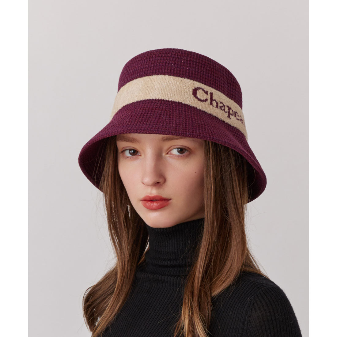 シャポー ド オー Chapeau d'O Chapeau d' O  TM Jacquard Logo Bucket / シャポードオー （BORDEAUX (11)） BORDEAUX (11)
