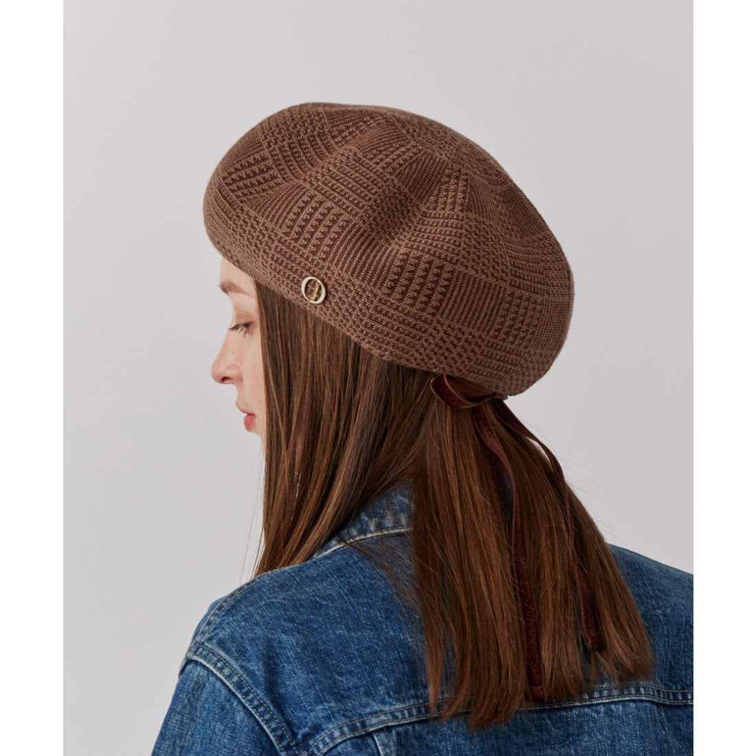 シャポー ド オー Chapeau d'O Chapeau d' O  Back Ribbon TH Beret / シャポードオー （BROWN (91)） BROWN (91)