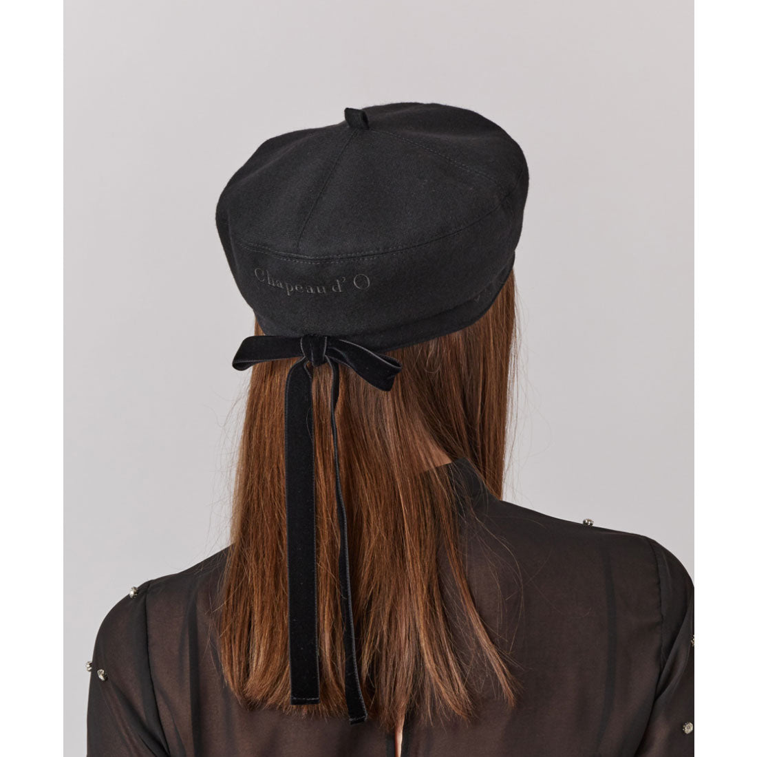 シャポー ド オー Chapeau d'O Chapeau d' O  Flannel Josephine Beret / シャポードオー （BLACK (01)） BLACK (01)