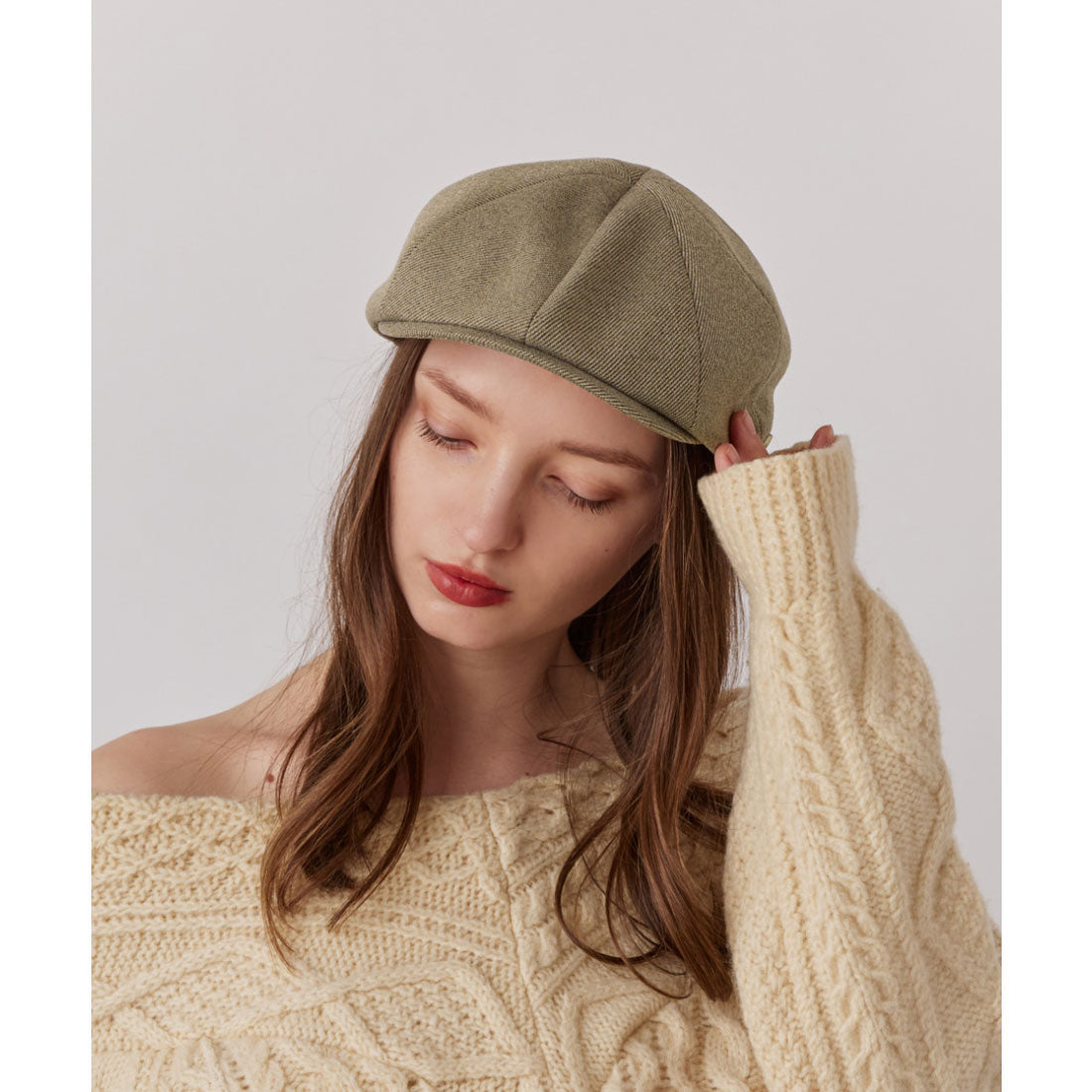 シャポー ド オー Chapeau d'O Chapeau d' O  Back Ribbon 8P Hunting / シャポードオー （BEIGE (93)） BEIGE (93)