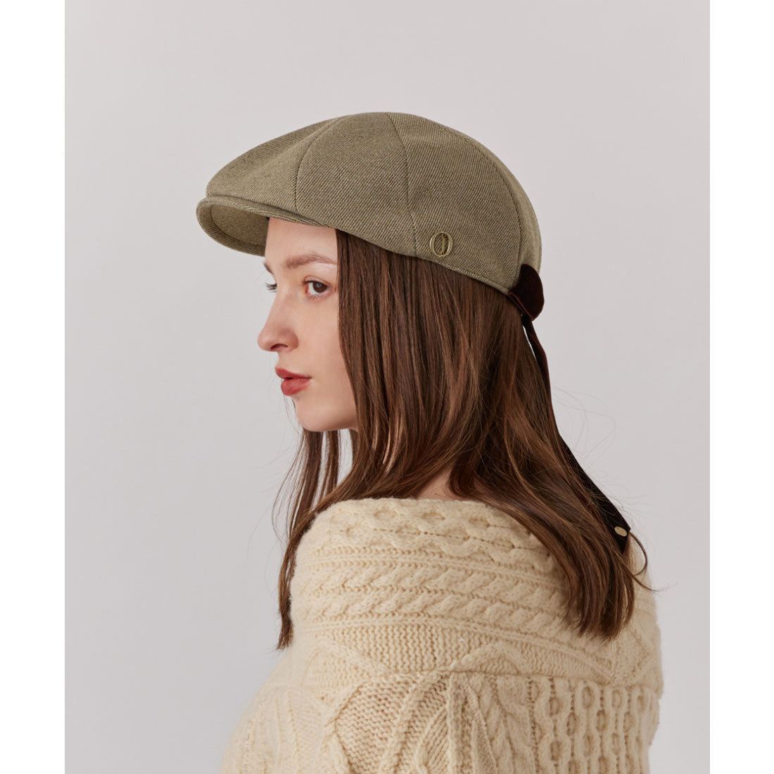 シャポー ド オー Chapeau d'O Chapeau d' O  Back Ribbon 8P Hunting / シャポードオー （BEIGE (93)） BEIGE (93)