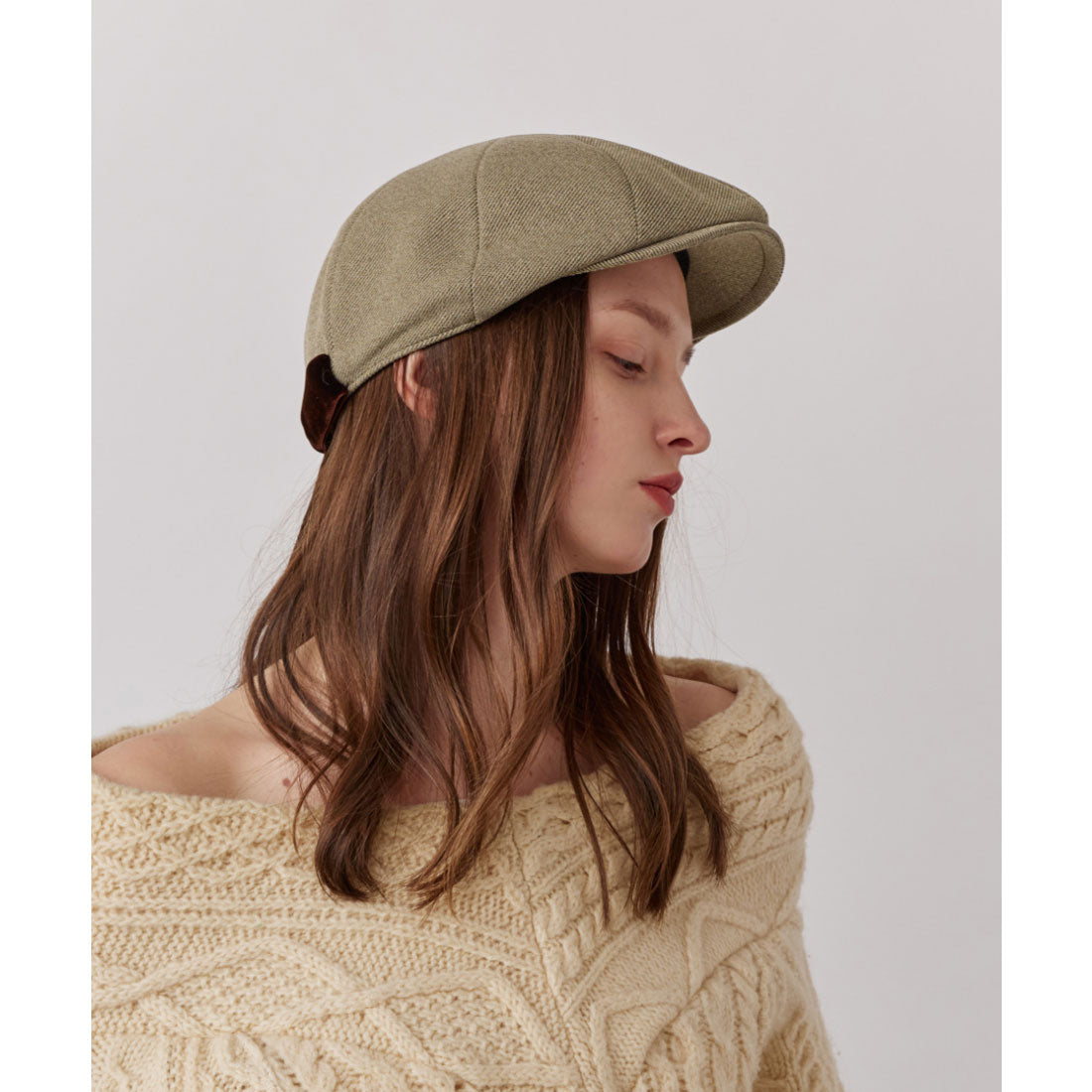 シャポー ド オー Chapeau d'O Chapeau d' O  Back Ribbon 8P Hunting / シャポードオー （BEIGE (93)） BEIGE (93)