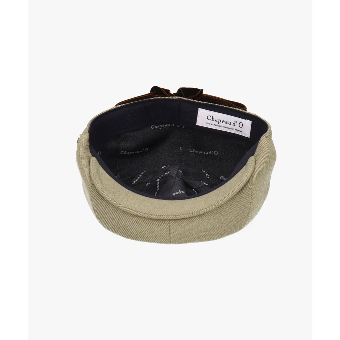 シャポー ド オー Chapeau d'O Chapeau d' O  Back Ribbon 8P Hunting / シャポードオー （BEIGE (93)） BEIGE (93)