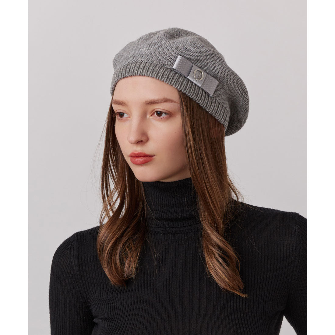 シャポー ド オー Chapeau d'O Chapeau d' O  Beads Knit Beret / シャポードオー （LT GRAY (05)） LT GRAY (05)