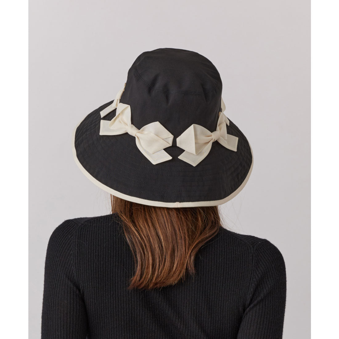 シャポー ド オー Chapeau d'O Chapeau d' O  Packable Bow Capeline / シャポードオー （BLACK (01)） BLACK (01)