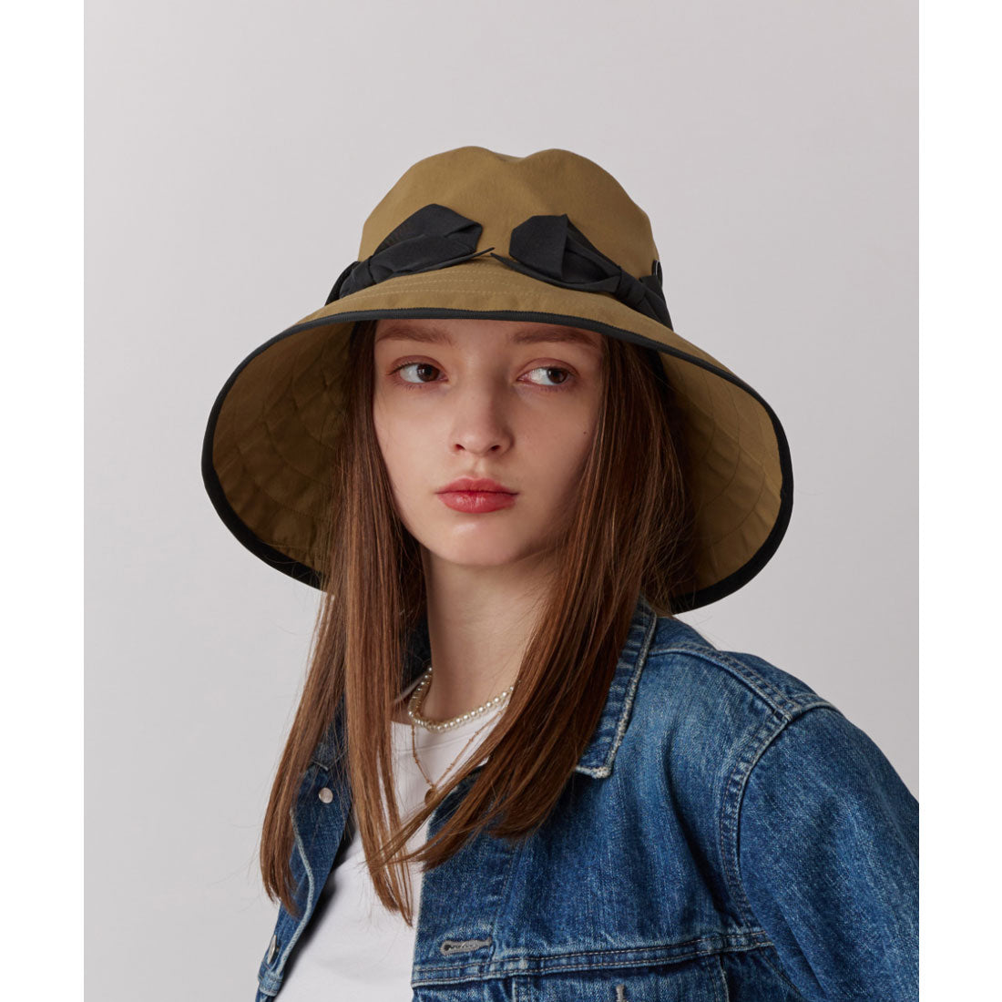 シャポー ド オー Chapeau d'O Chapeau d' O  Packable Bow Capeline / シャポードオー （BEIGE (93)） BEIGE (93)