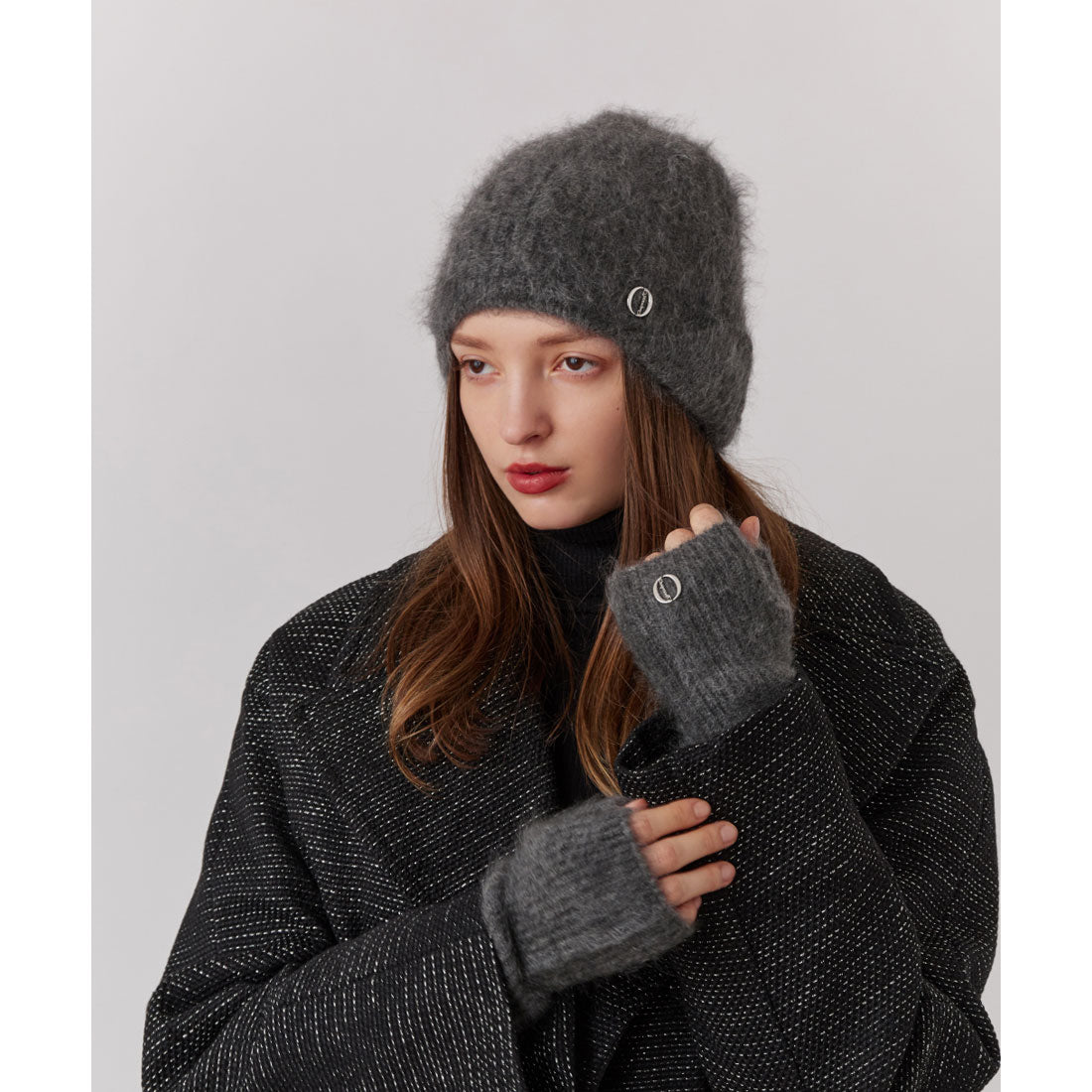 シャポー ド オー Chapeau d'O Chapeau d' O  Cashmere Fur Arm Warmers / シャポードオー （GRAY (03)） GRAY (03)