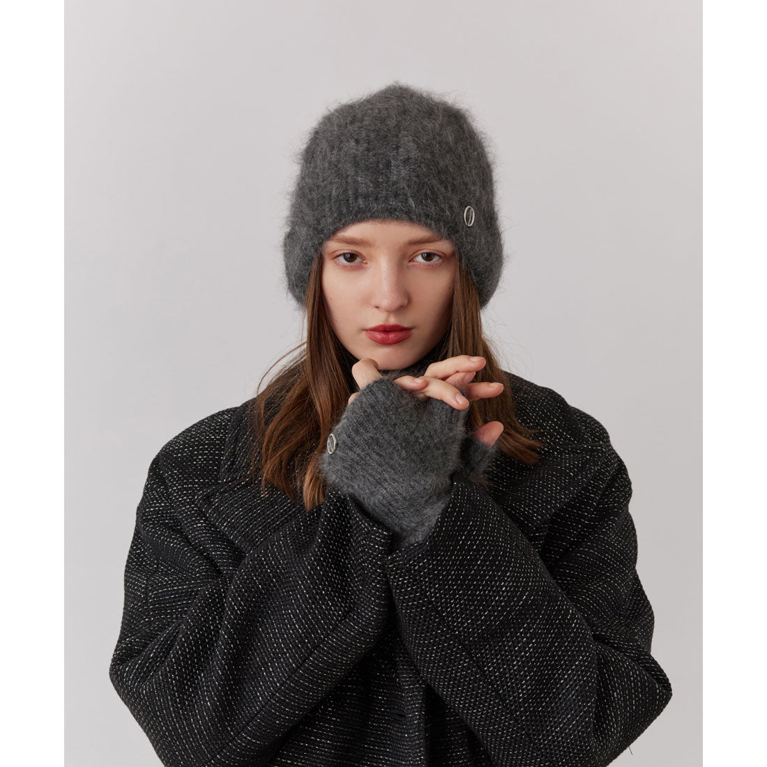 シャポー ド オー Chapeau d'O Chapeau d' O  Cashmere Fur Arm Warmers / シャポードオー （GRAY (03)） GRAY (03)