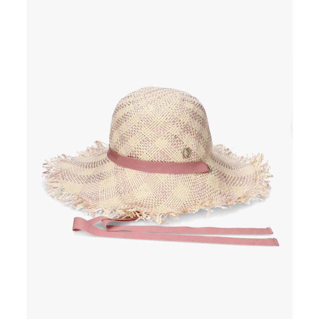 シャポー ド オー Chapeau d'O Chapeau d' O  PA Gingham Fringe Hat / シャポードオー （PINK (15)） PINK (15)