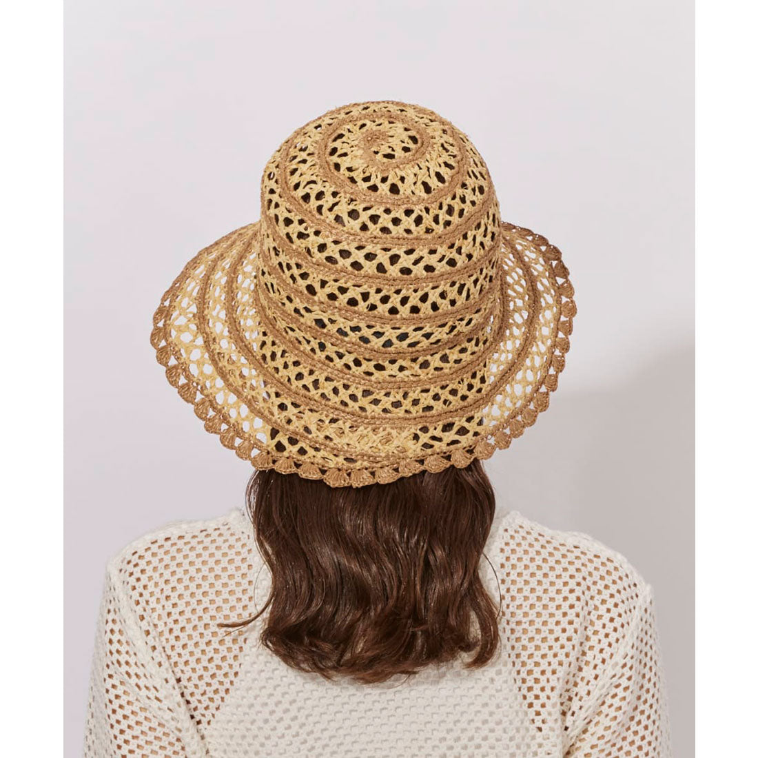 シャポー ド オー Chapeau d'O Chapeau d' O  Raffia Lace Bd Hat / シャポードオー （BROWN (91)） BROWN (91)