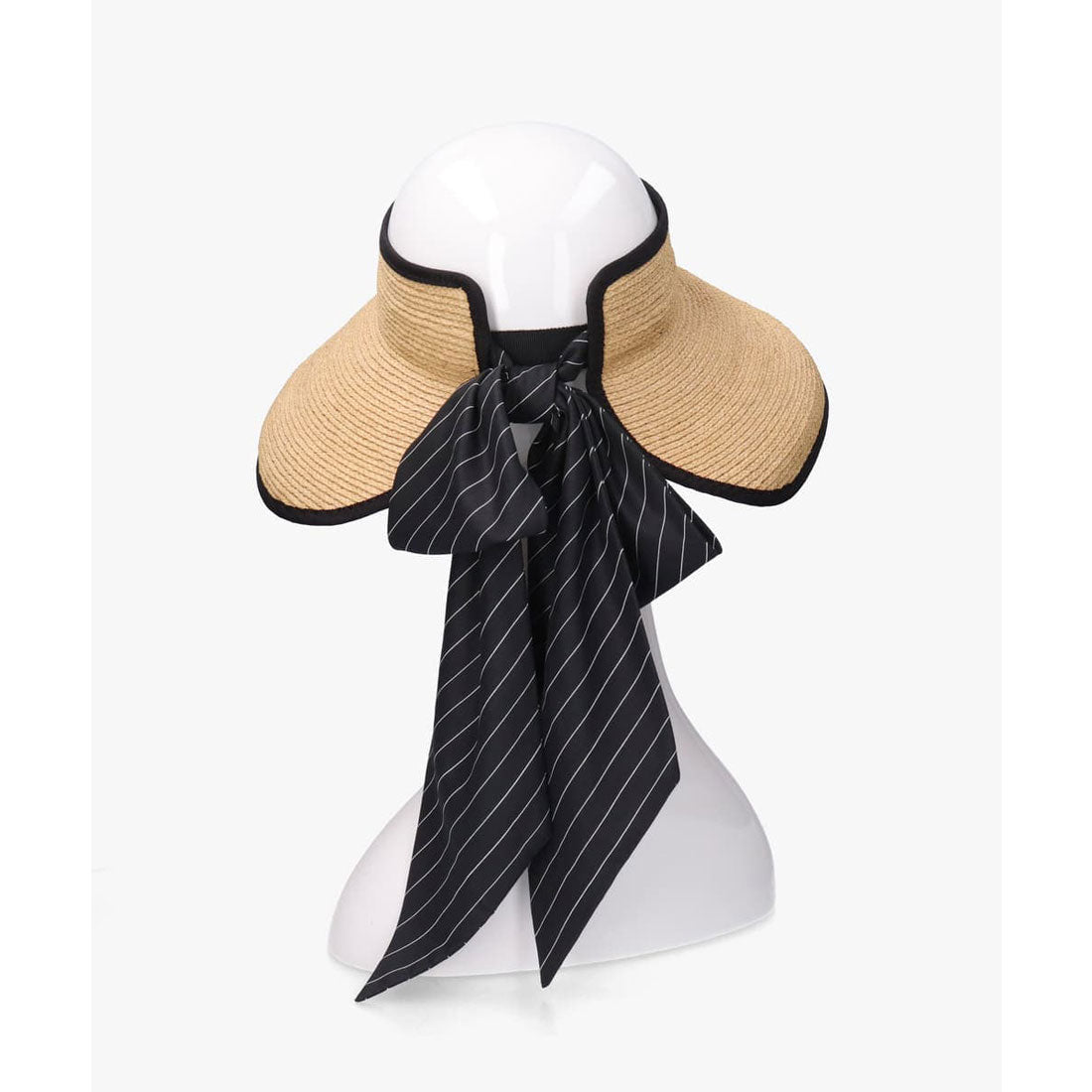 シャポー ド オー Chapeau d'O Chapeau d' O  Raffia Casablanca Visor ST / シャポードオー （BLACK (01)） BLACK (01)
