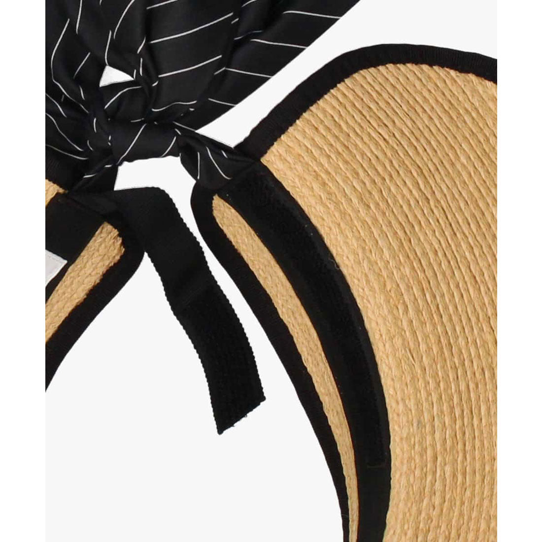 シャポー ド オー Chapeau d'O Chapeau d' O  Raffia Casablanca Visor ST / シャポードオー （BLACK (01)） BLACK (01)