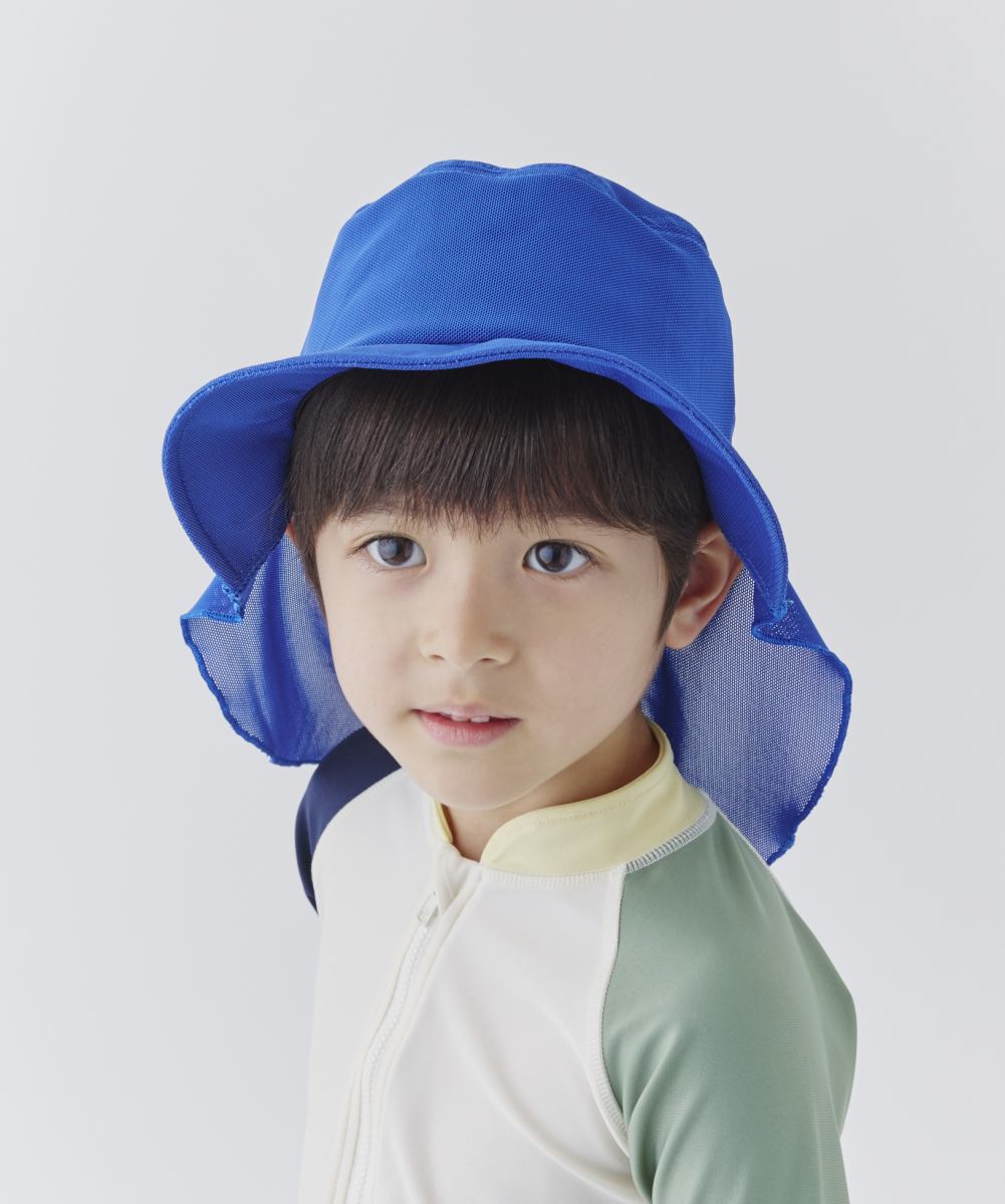 オルネート ORNERTE ORNERTE  無地 キッズスイムタレ付きハット （PINK (15)） PINK (15)