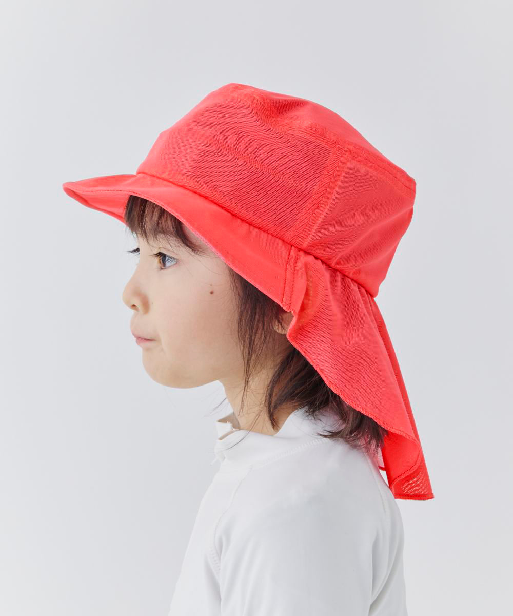 オルネート ORNERTE ORNERTE  無地 キッズスイムタレ付きハット （PINK (15)） PINK (15)
