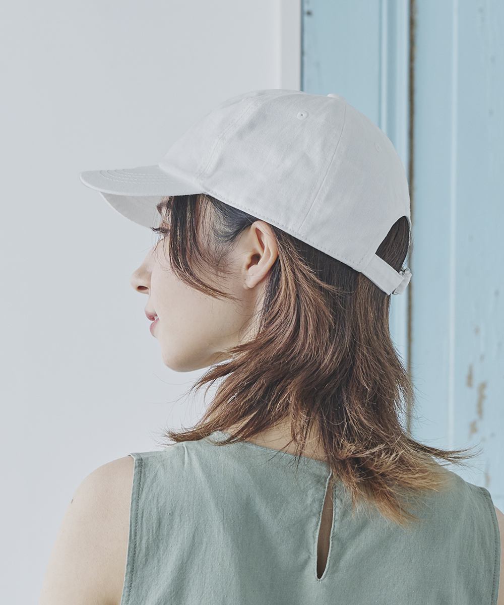 オルネート ORNERTE ORNERTE BASIC 6P CAP_DEEP TYPE 【ユニセックス】深さとサイズが選べるUVカットコットンベーシックキャップー深めー （ECRU (96)） ECRU (96)