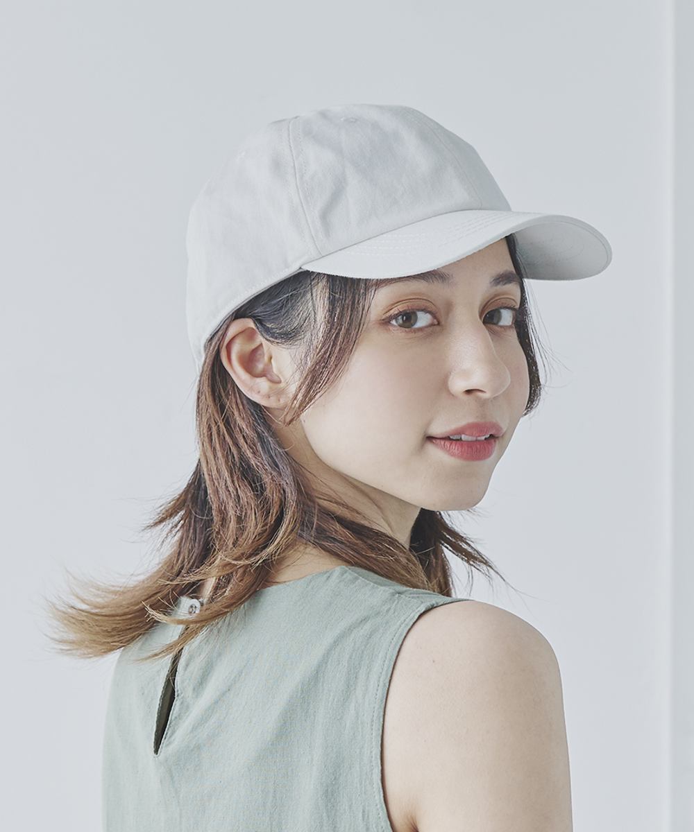 オルネート ORNERTE ORNERTE BASIC 6P CAP_DEEP TYPE 【ユニセックス】深さとサイズが選べるUVカットコットンベーシックキャップー深めー （ECRU (96)） ECRU (96)