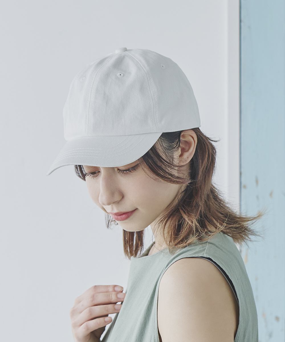 オルネート ORNERTE ORNERTE BASIC 6P CAP_DEEP TYPE 【ユニセックス】深さとサイズが選べるUVカットコットンベーシックキャップー深めー （ECRU (96)） ECRU (96)