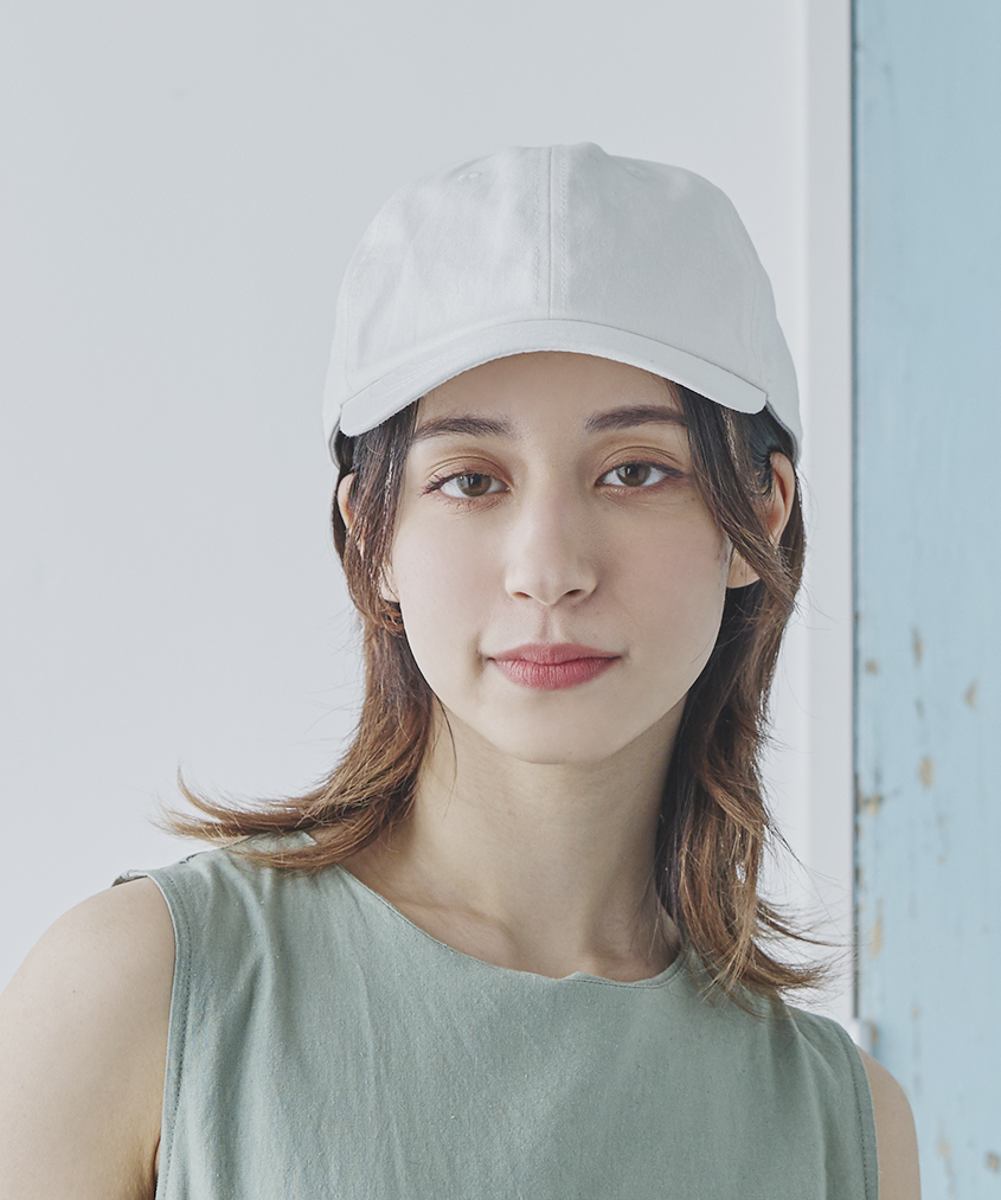 オルネート ORNERTE ORNERTE BASIC 6P CAP_DEEP TYPE 【ユニセックス】深さとサイズが選べるUVカットコットンベーシックキャップー深めー （ECRU (96)） ECRU (96)