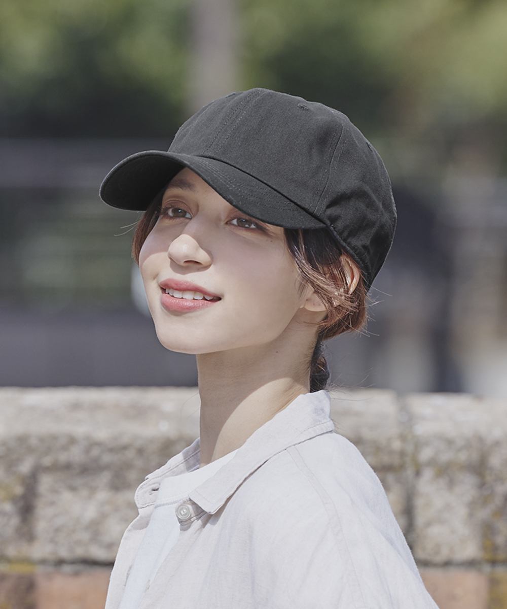 オルネート ORNERTE ORNERTE BASIC 6P CAP_DEEP TYPE 【ユニセックス】深さとサイズが選べるUVカットコットンベーシックキャップー深めー （ECRU (96)） ECRU (96)