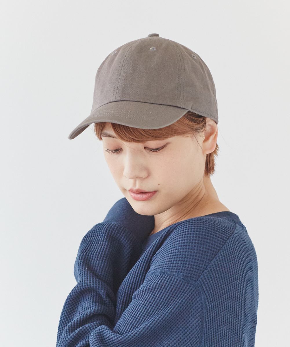 オルネート ORNERTE ORNERTE BASIC 6P CAP_DEEP TYPE 【ユニセックス】深さとサイズが選べるUVカットコットンベーシックキャップー深めー （ECRU (96)） ECRU (96)
