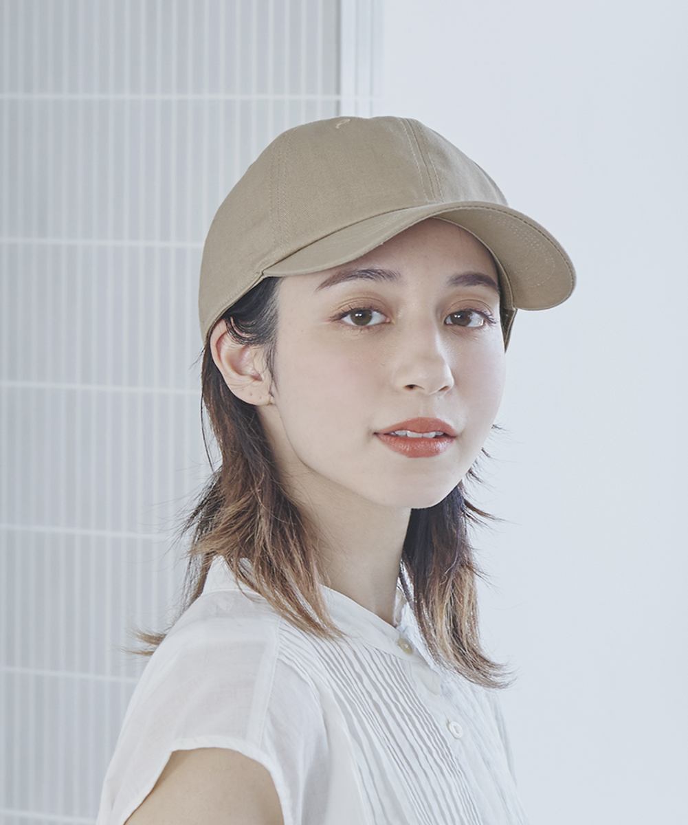 オルネート ORNERTE ORNERTE BASIC 6P CAP_DEEP TYPE 【ユニセックス】深さとサイズが選べるUVカットコットンベーシックキャップー深めー （ECRU (96)） ECRU (96)