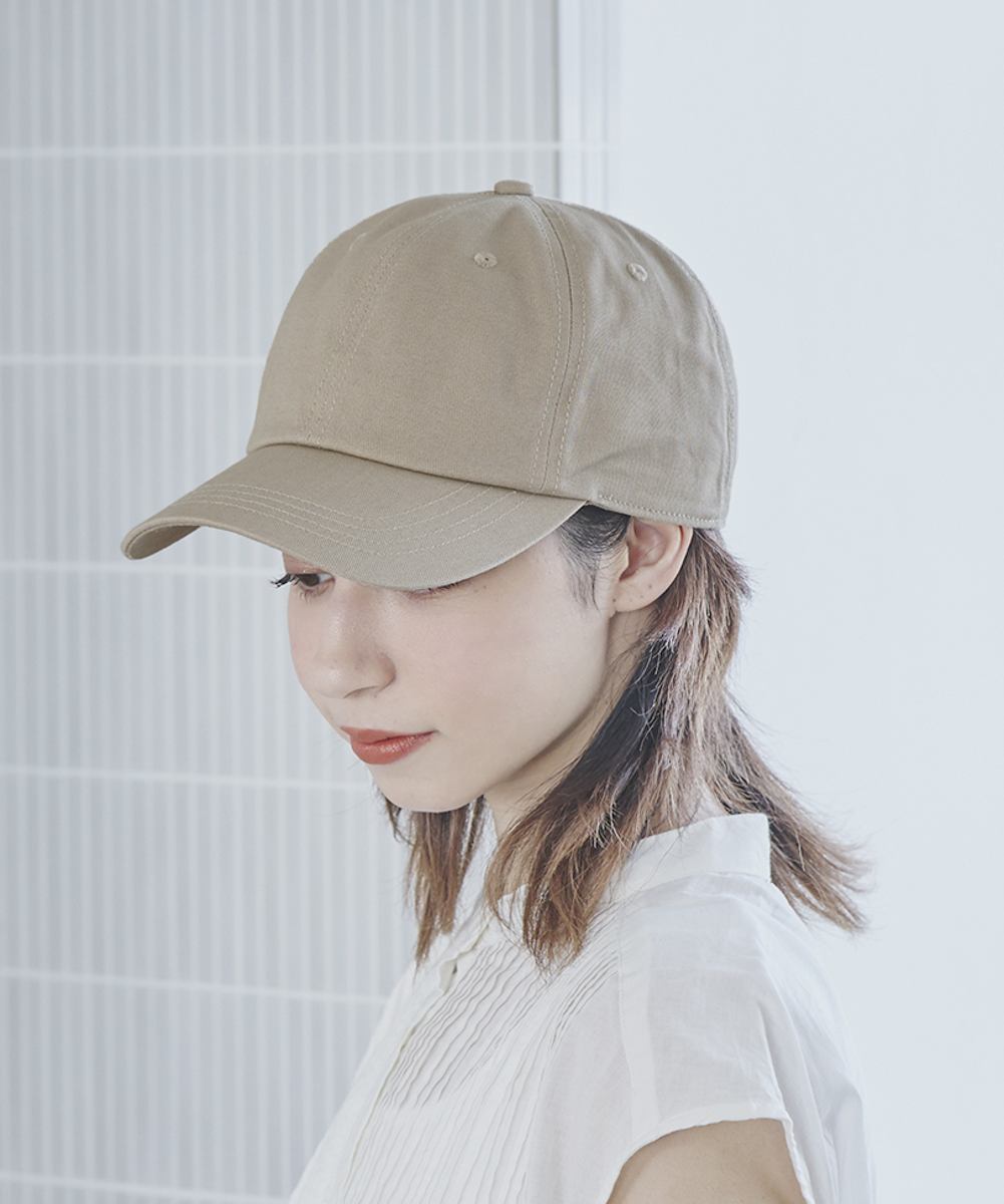 オルネート ORNERTE ORNERTE BASIC 6P CAP_DEEP TYPE 【ユニセックス】深さとサイズが選べるUVカットコットンベーシックキャップー深めー （ECRU (96)） ECRU (96)