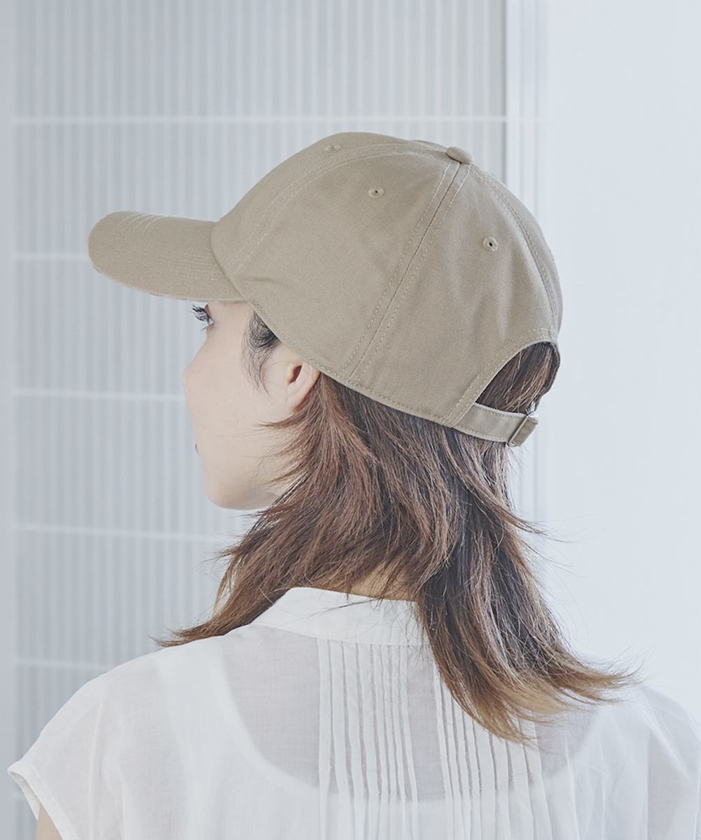 オルネート ORNERTE ORNERTE BASIC 6P CAP_DEEP TYPE 【ユニセックス】深さとサイズが選べるUVカットコットンベーシックキャップー深めー （ECRU (96)） ECRU (96)