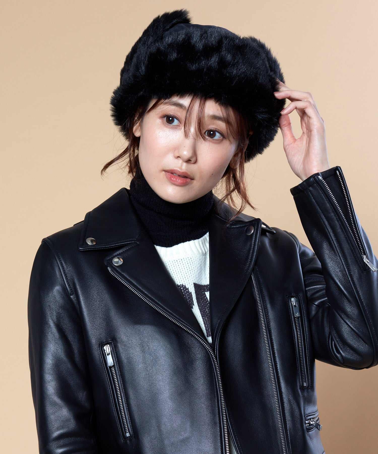 オルネート ORNERTE ORNERTE サイズが選べるフライトキャップ,BLACK(01)
