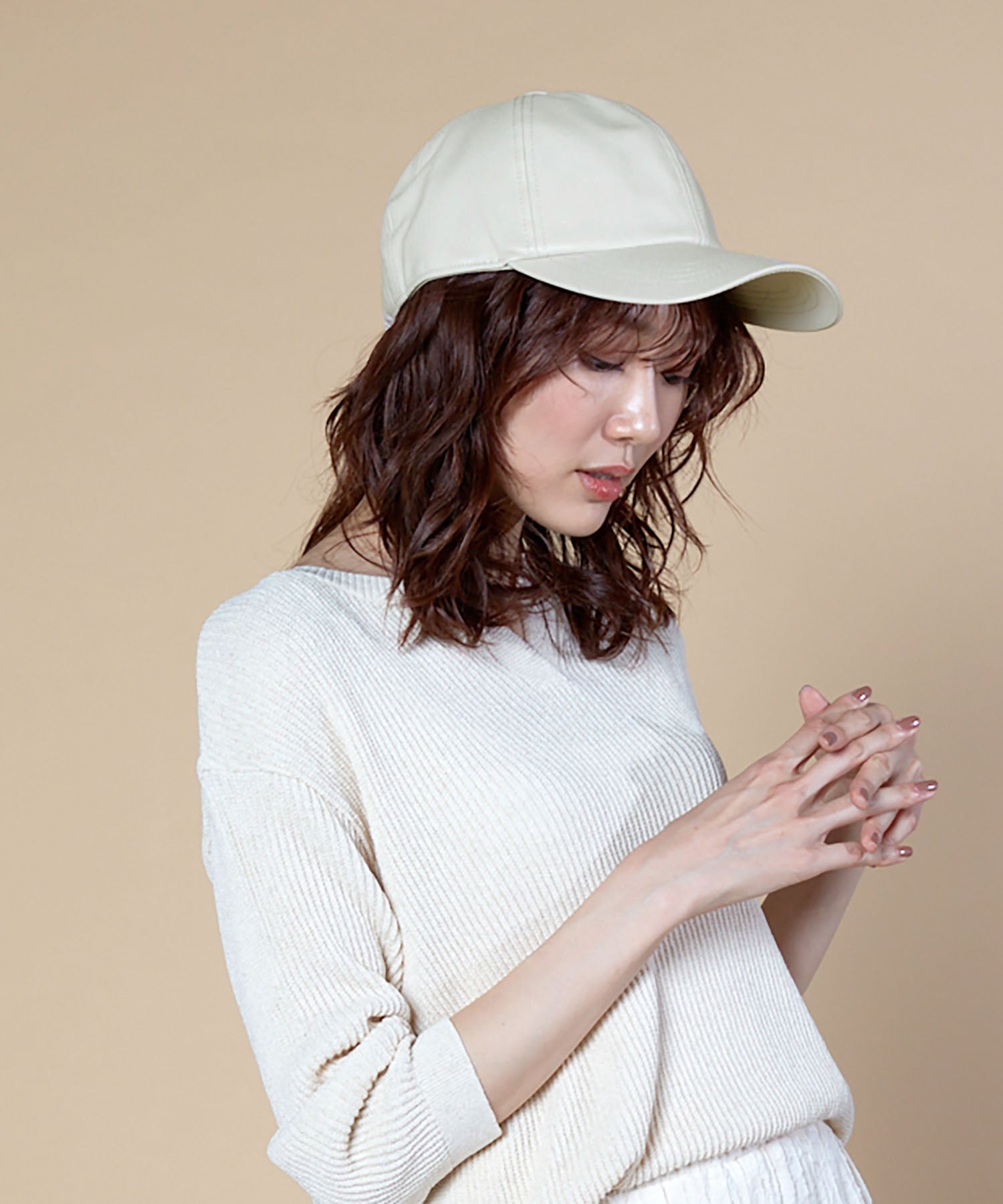 オルネート ORNERTE ORNERTE  BASIC 6P CAP_DEEP TYPE_FL （LT BEIGE (95)） LT BEIGE (95)