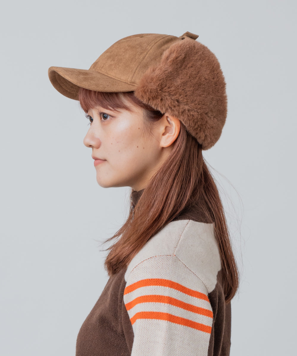オルネート ORNERTE ORNERTE フェイクファーイヤーフラップキャップ