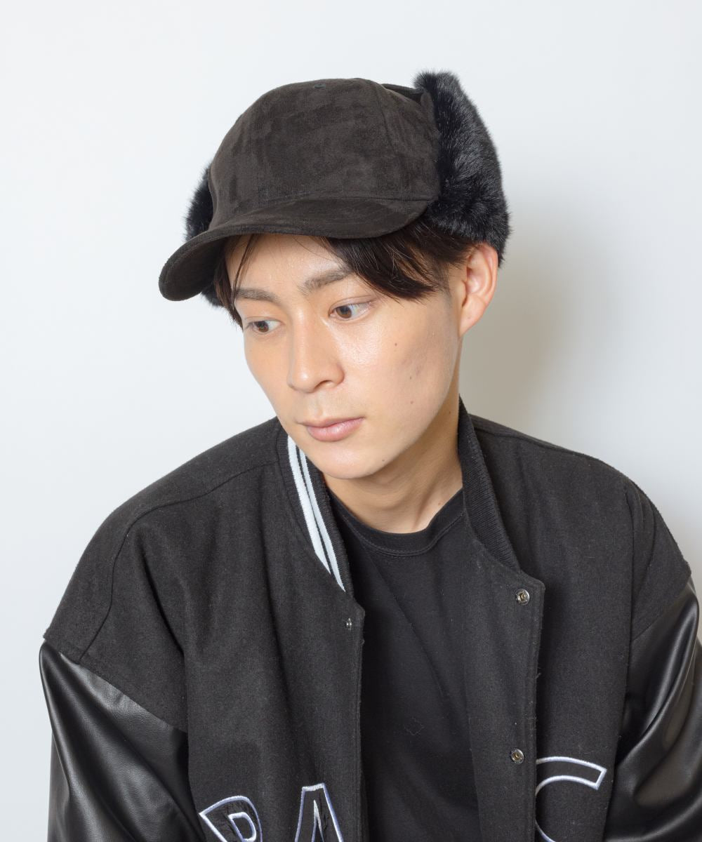 オルネート ORNERTE ORNERTE フェイクファーイヤーフラップキャップ