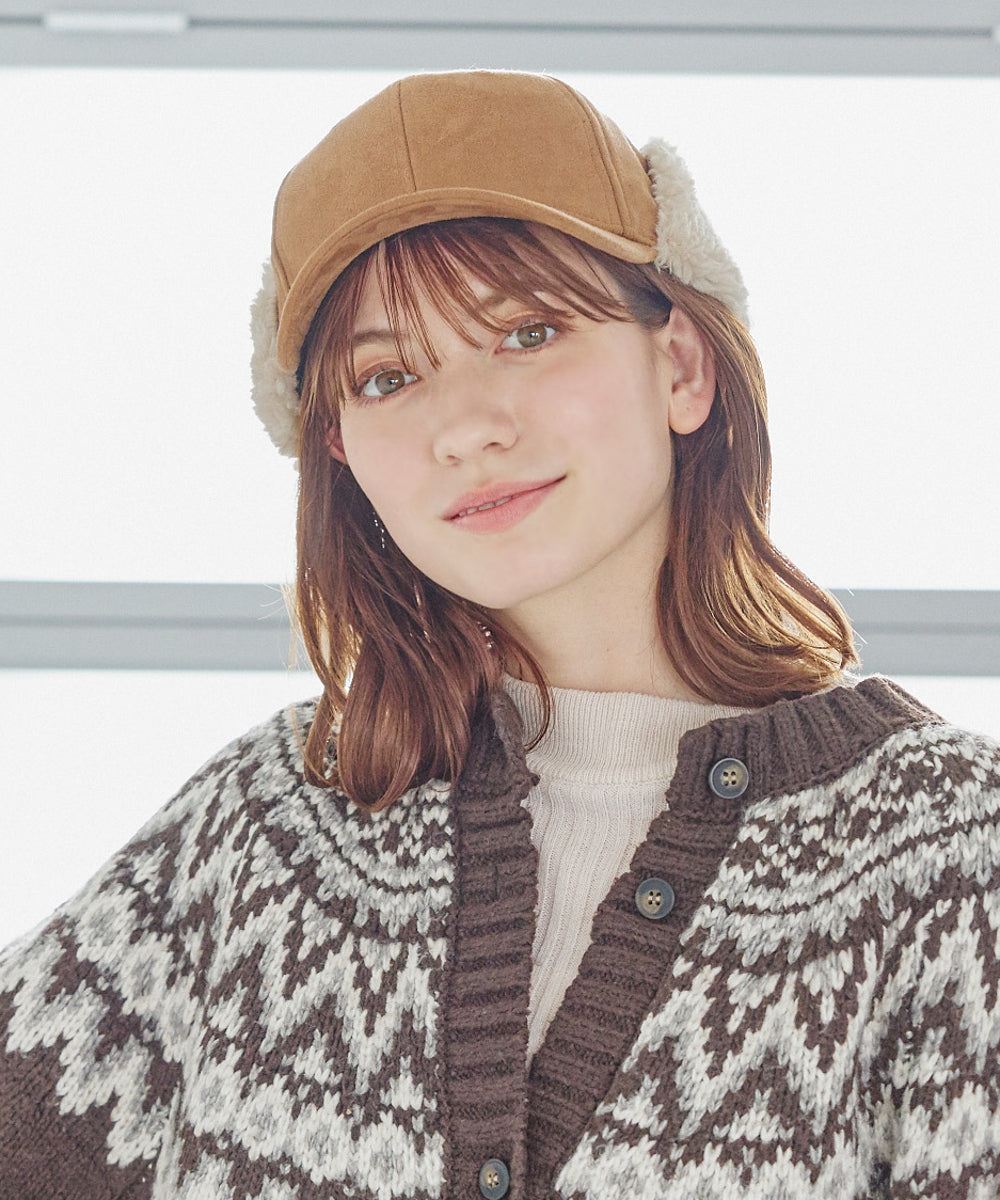 Ornerte Fake Fur Ear Flap Cap
