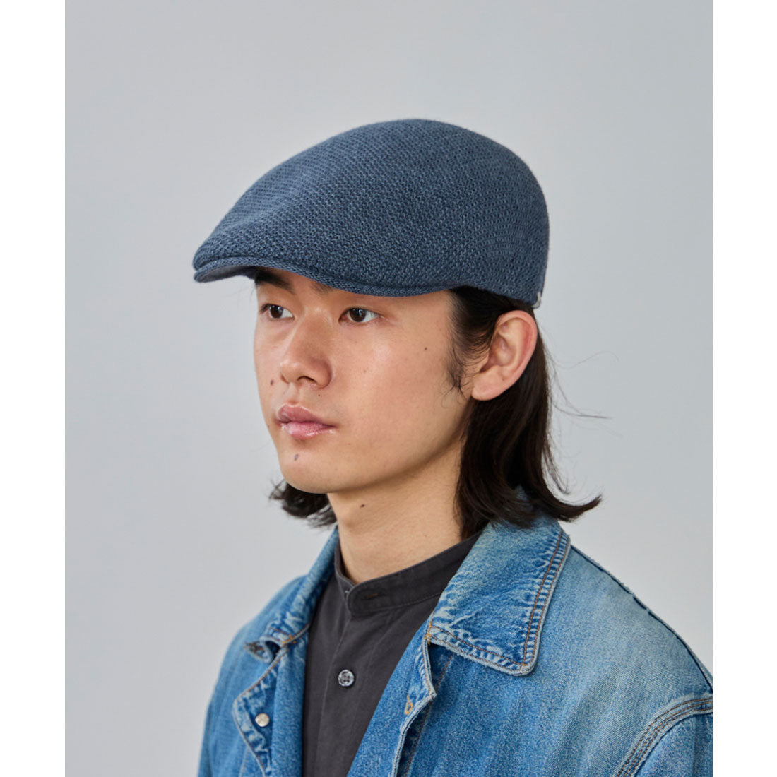 オーバーライド OVERRIDE OVERRIDE  WASHABLE WOOL KNIT HUNTING / オーバーライド （BLUE (73)） BLUE (73)