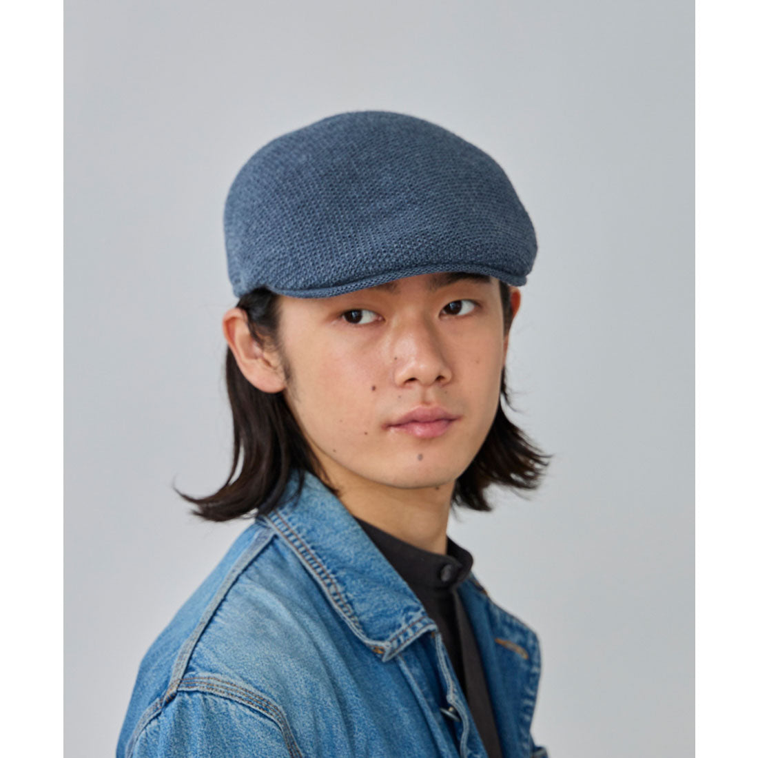 オーバーライド OVERRIDE OVERRIDE  WASHABLE WOOL KNIT HUNTING / オーバーライド （BLUE (73)） BLUE (73)