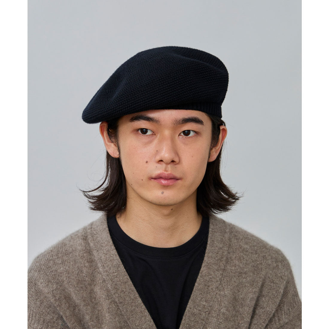 オーバーライド OVERRIDE OVERRIDE  WASHABLE WOOL TAM BERET / オーバーライド （BLACK (01)） BLACK (01)