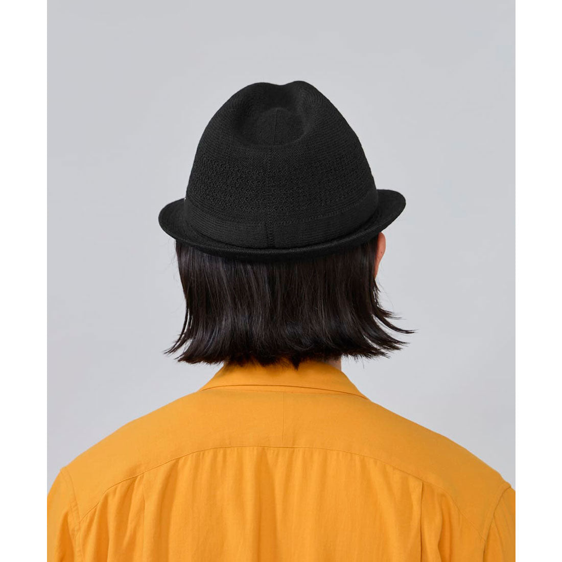 オーバーライド OVERRIDE OVERRIDE  REP LINEN BLEND KNIT FEDORA / オーバーライド （BLACK (01)） BLACK (01)