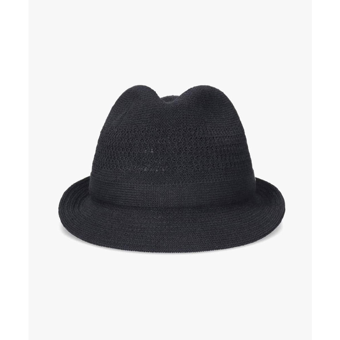 オーバーライド OVERRIDE OVERRIDE  REP LINEN BLEND KNIT FEDORA / オーバーライド （BLACK (01)） BLACK (01)