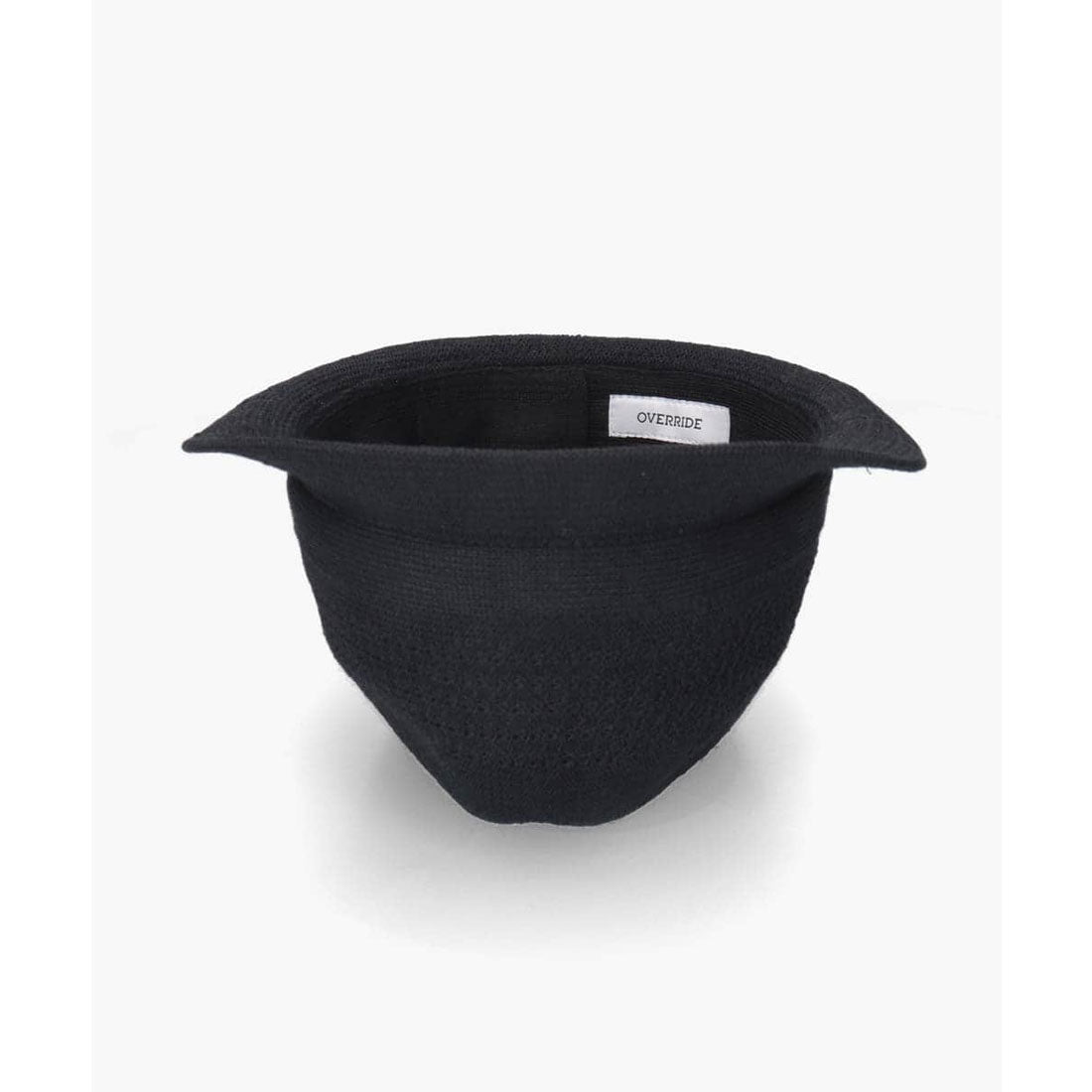 オーバーライド OVERRIDE OVERRIDE  REP LINEN BLEND KNIT FEDORA / オーバーライド （BLACK (01)） BLACK (01)