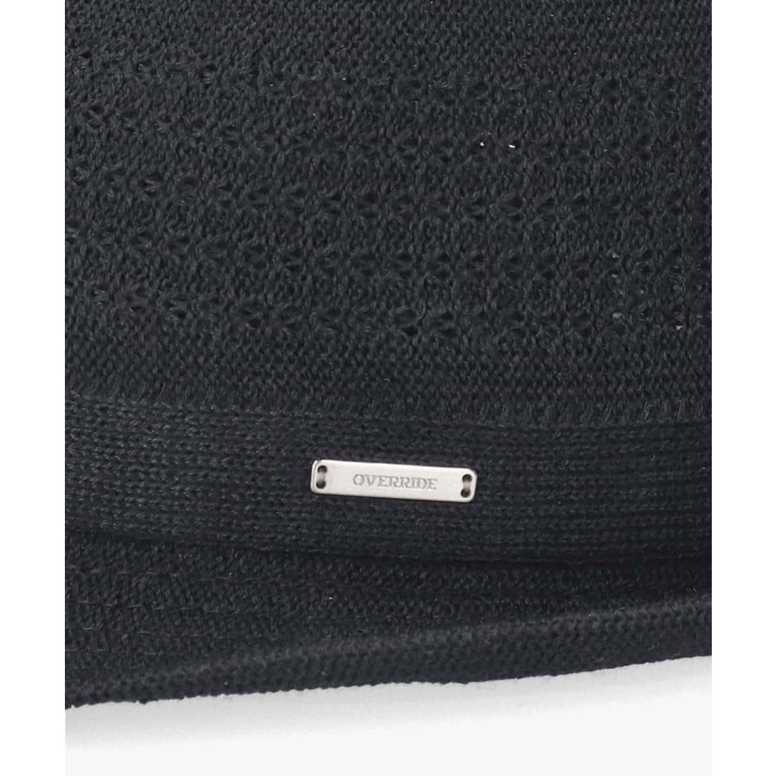 オーバーライド OVERRIDE OVERRIDE  REP LINEN BLEND KNIT FEDORA / オーバーライド （BLACK (01)） BLACK (01)